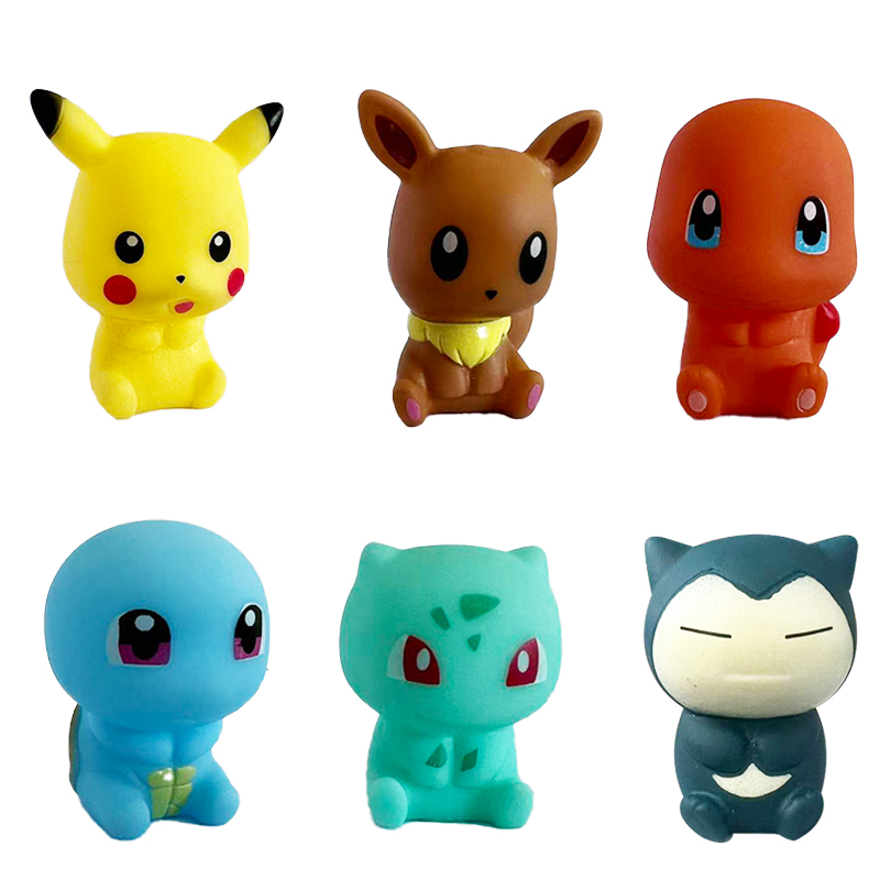 Baby Products Combo - 6 Stuks Pokemon Bad Speelgoed Pikachu