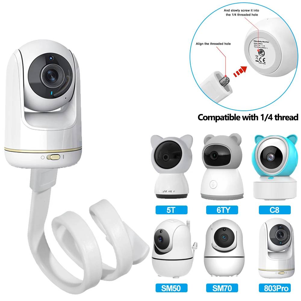 Baby Monitor Sensor - Babyfoonhouder Flexibele Baby Cam Beugel Geen