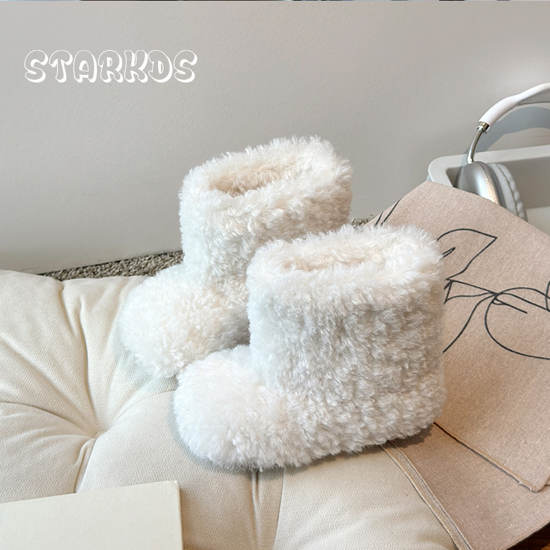 Baby Product Brand - Luxe dikke teddybontlaarzen babymeisje pluizige warme