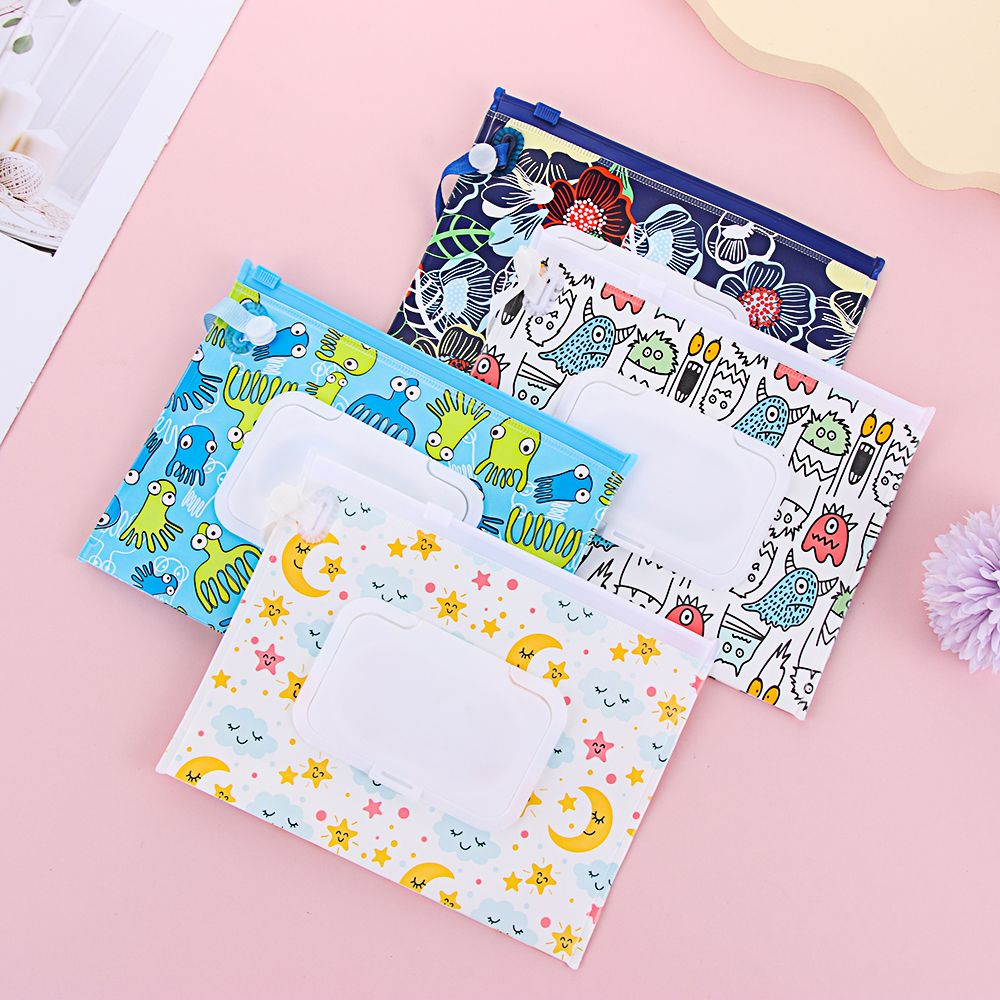 Baby Products Korean - Draagbare Flip Cover Zak voor vochtige