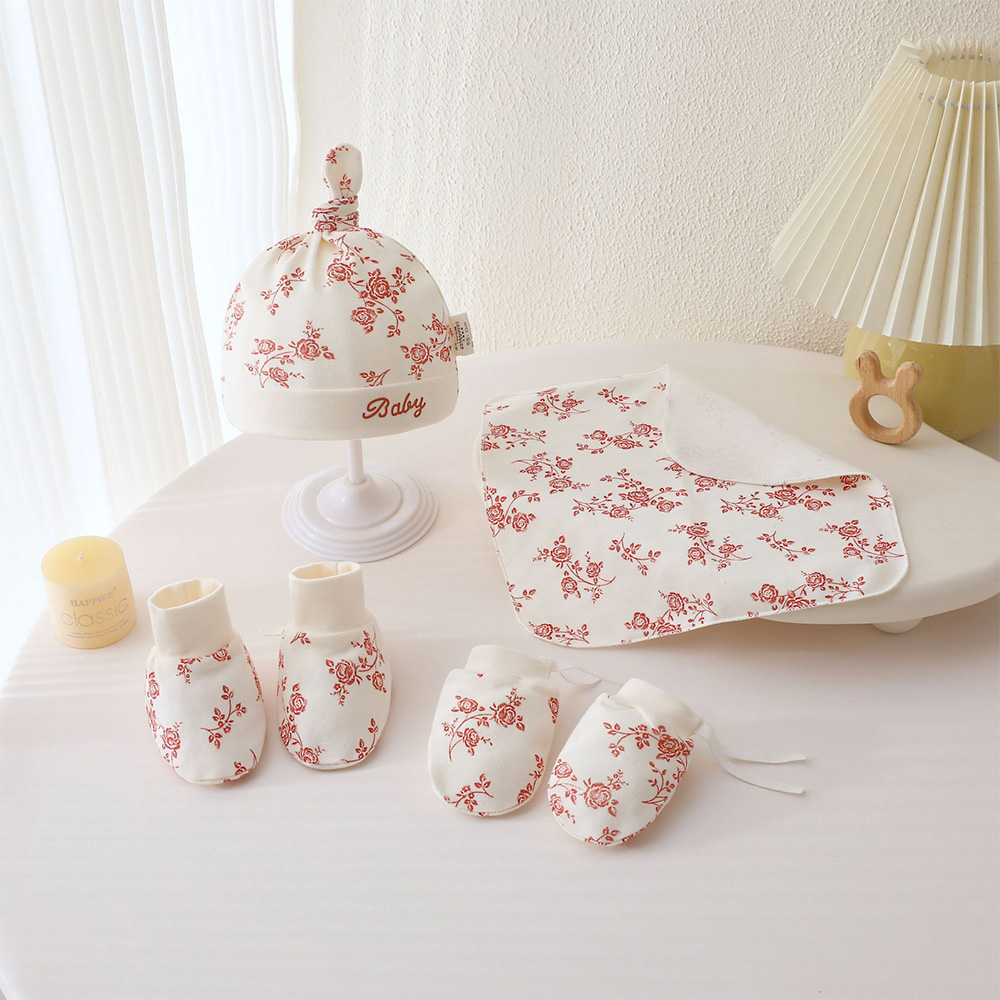 Baby Products Korean - Pasgeboren baby meisjes jongens hoed handschoenen