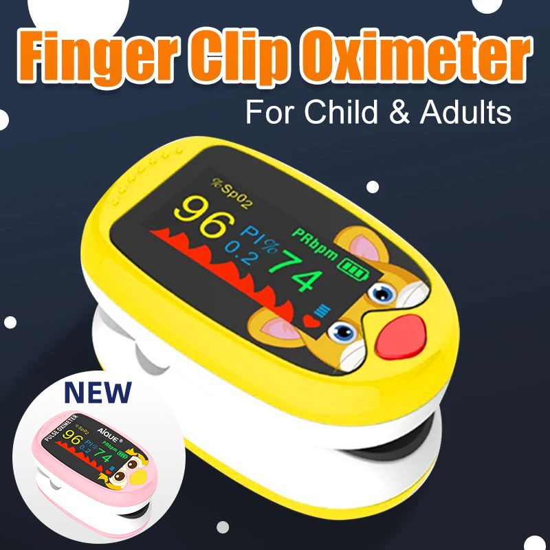Baby Monitor Sensor - Oplaadbare Kind Vinger Pulsoximeter TFT Display