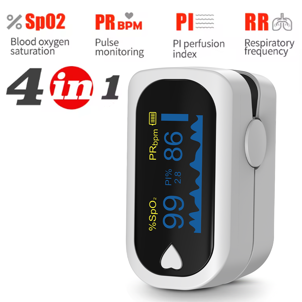 Baby Monitor Sensor - Medische Vingerpulsoximeter Vingertop TFT Draagbare Oximeter