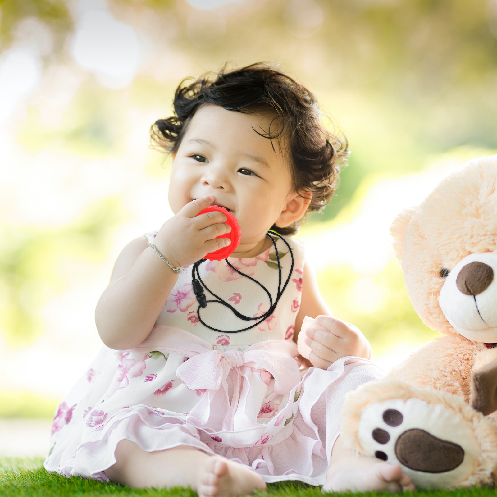 Baby Products You Need - Baby bijtring ketting schedel hanger kauwketting