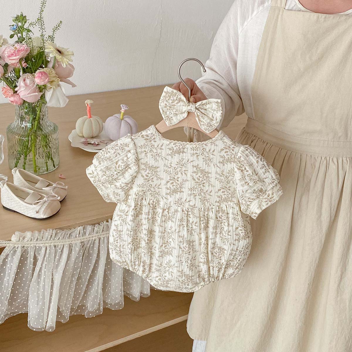 Zomer dunne baby crepe stof bl - Baby Products Korean recensie en prijs