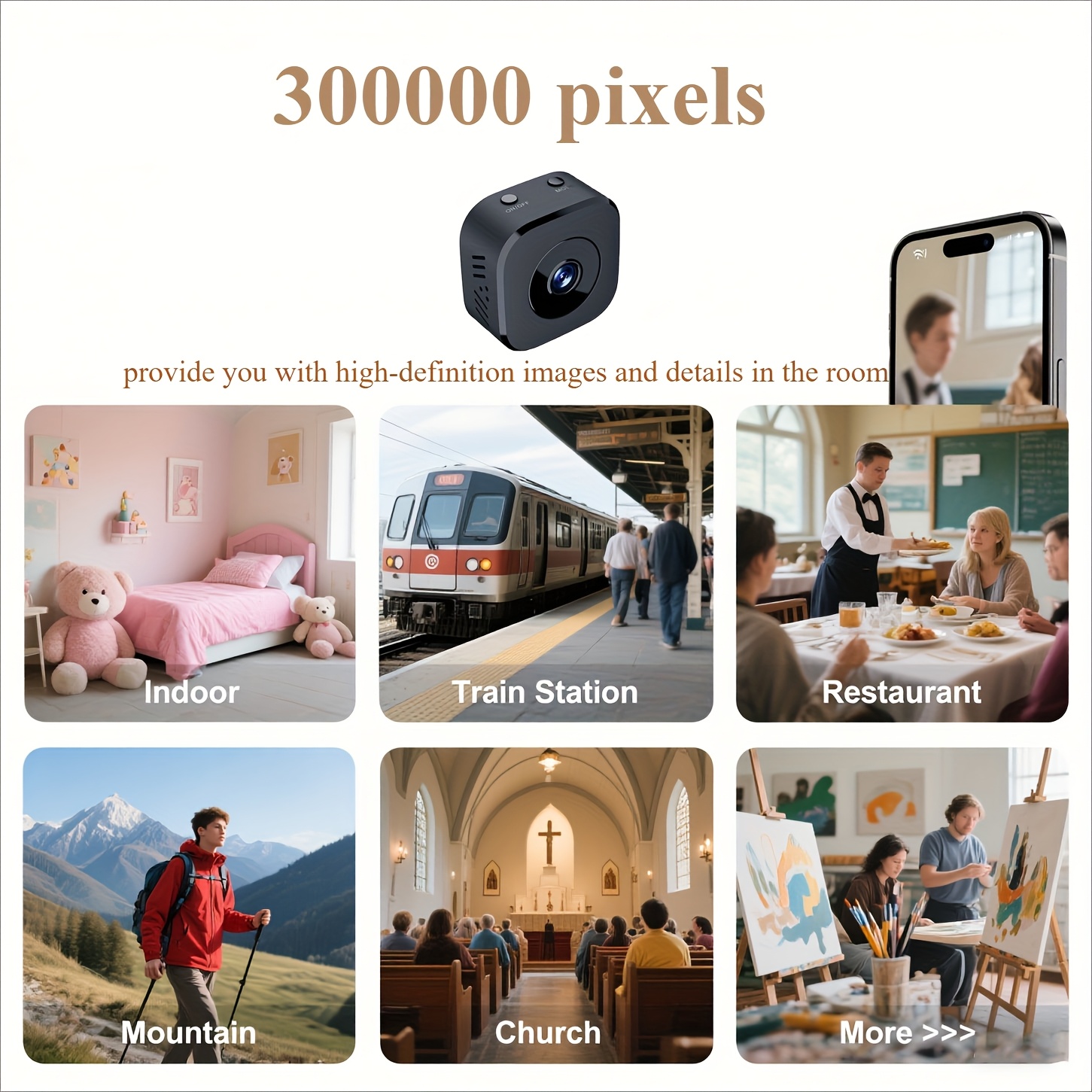 1080P HD Mini WiFi Camera Indo - Baby Monitor Sensor recensie en prijs