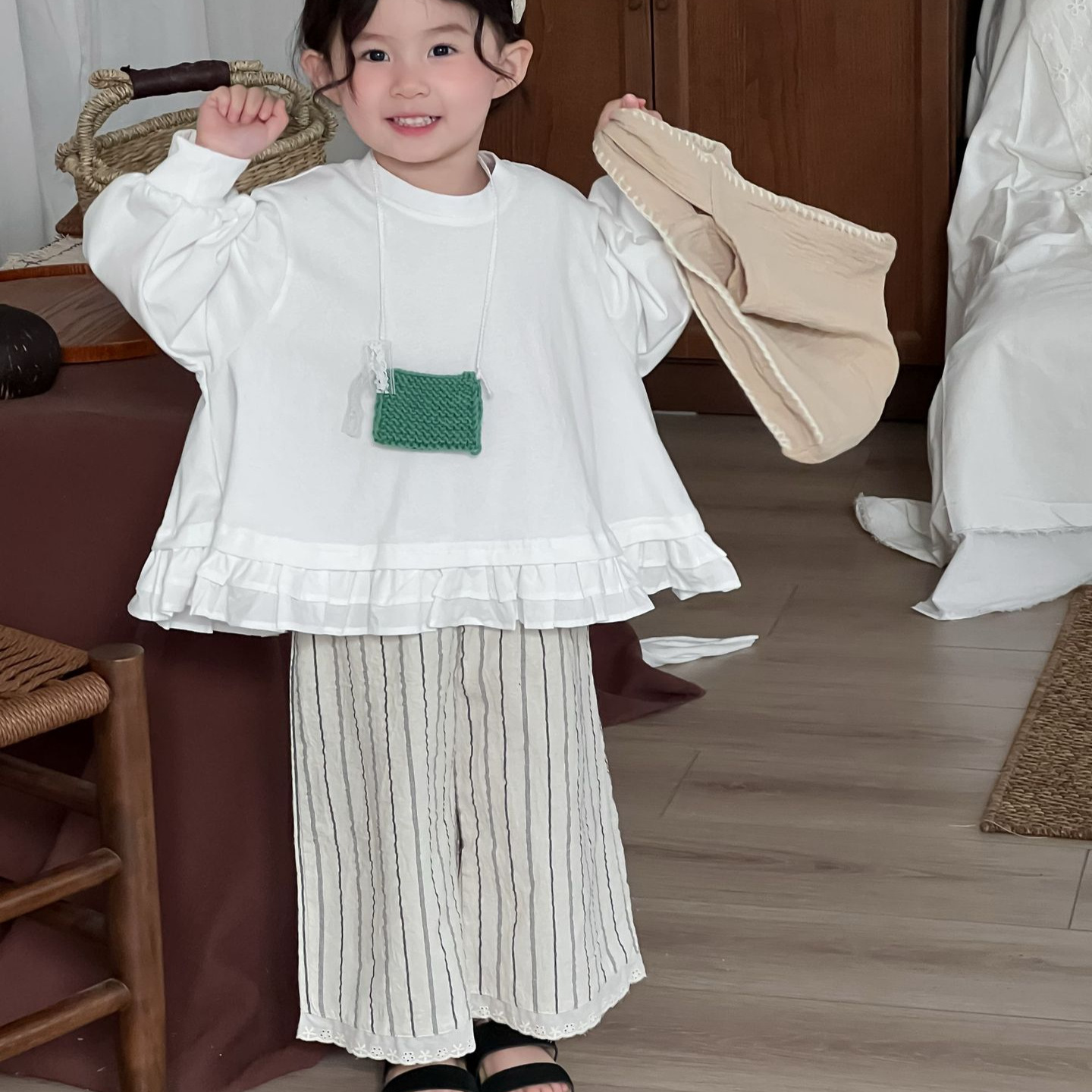 2025 Meisjes Baby Retro Losse  - Baby Products Korean recensie en prijs