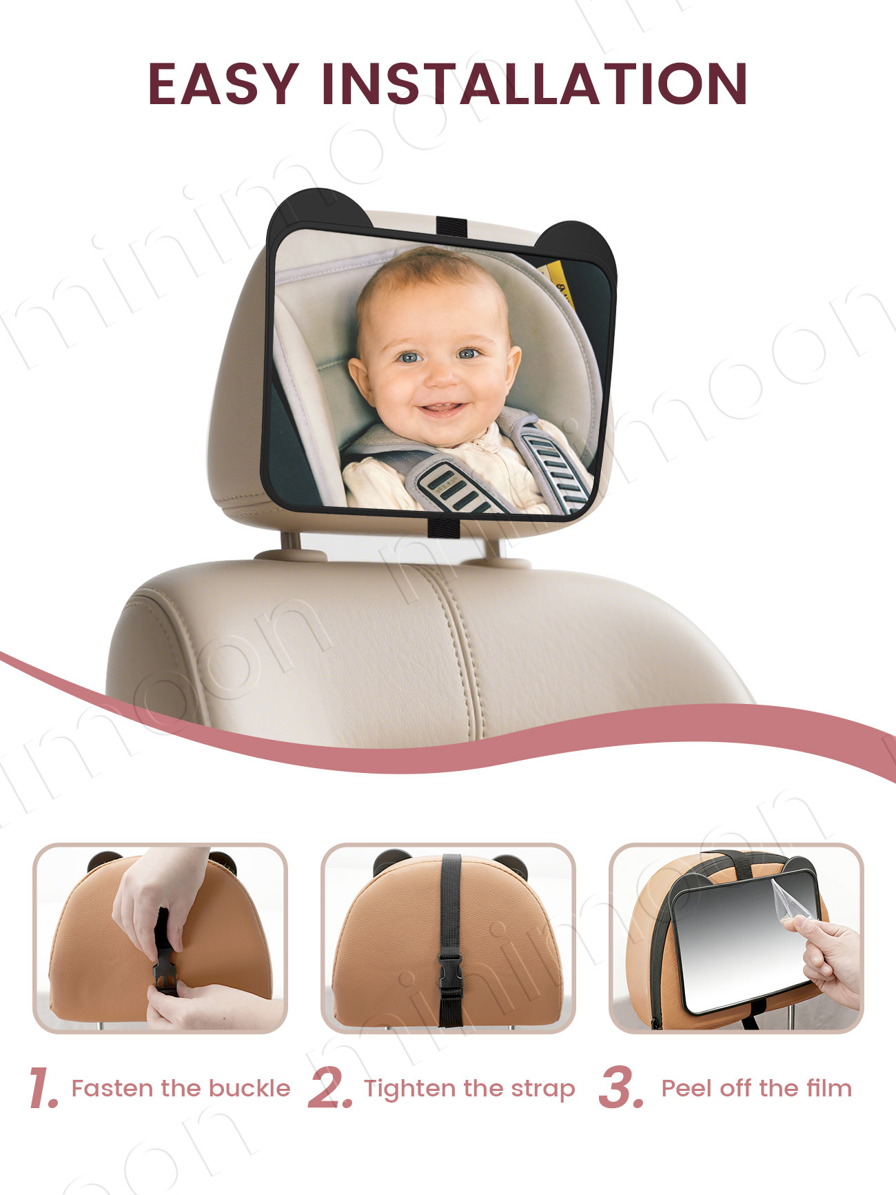 Schattige autostoelspiegel met - Baby Monitor Sensor recensie en prijs